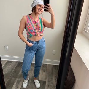 Vintage Floral Tank Top
